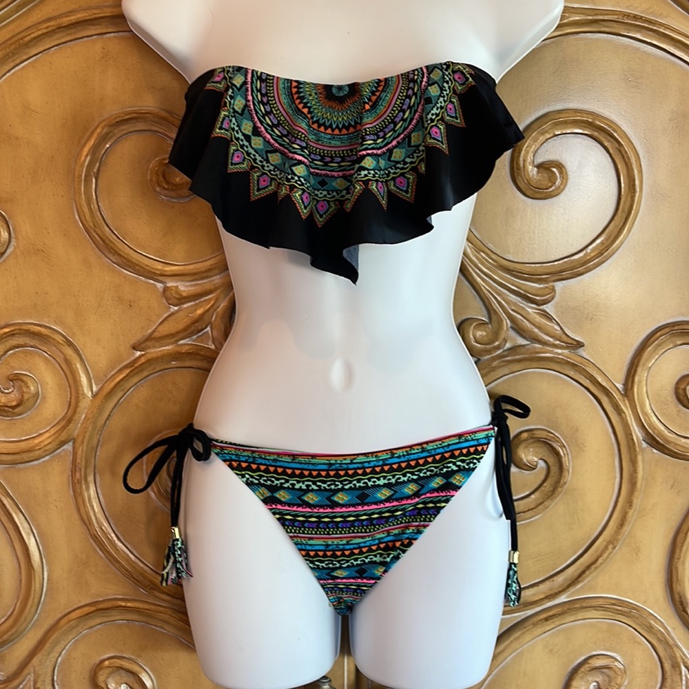 NWT tassel bikini bottoms & matching top